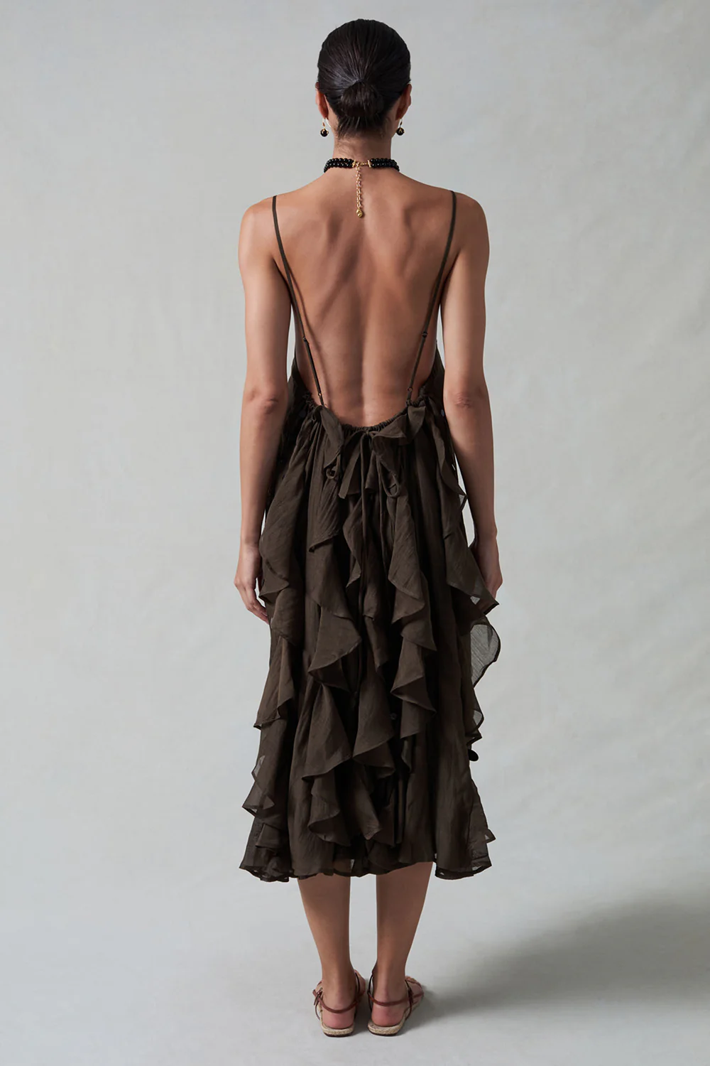 Bustle Dress Earth - Image 3