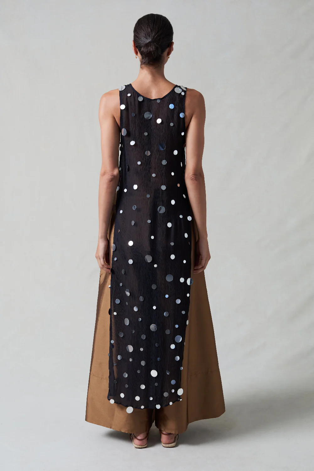 Chloe Sequin Tunic Black - Image 3