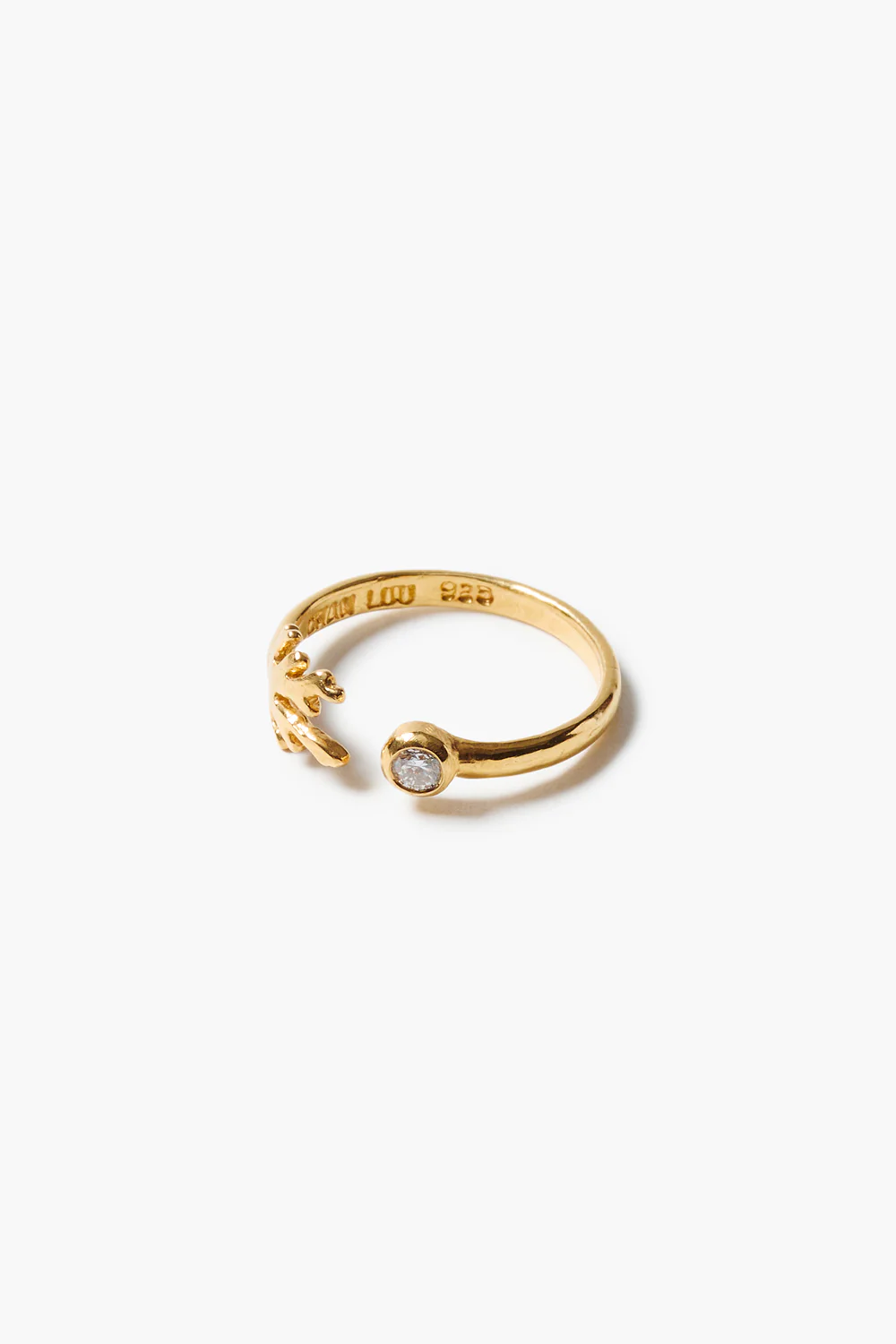 Diamond Branch Ring Gold - Image 2