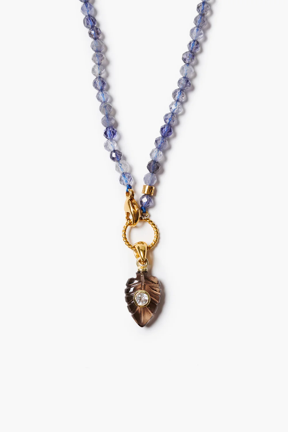 Fern Necklace Iolite