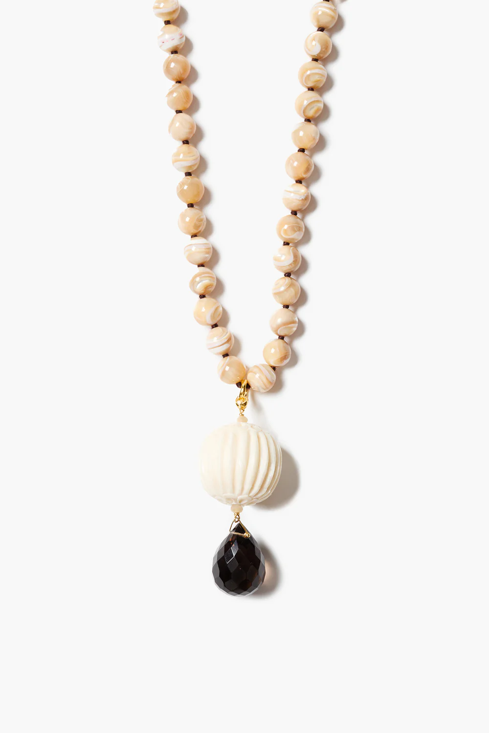 Lantern Necklace Natural MOP - Image 2