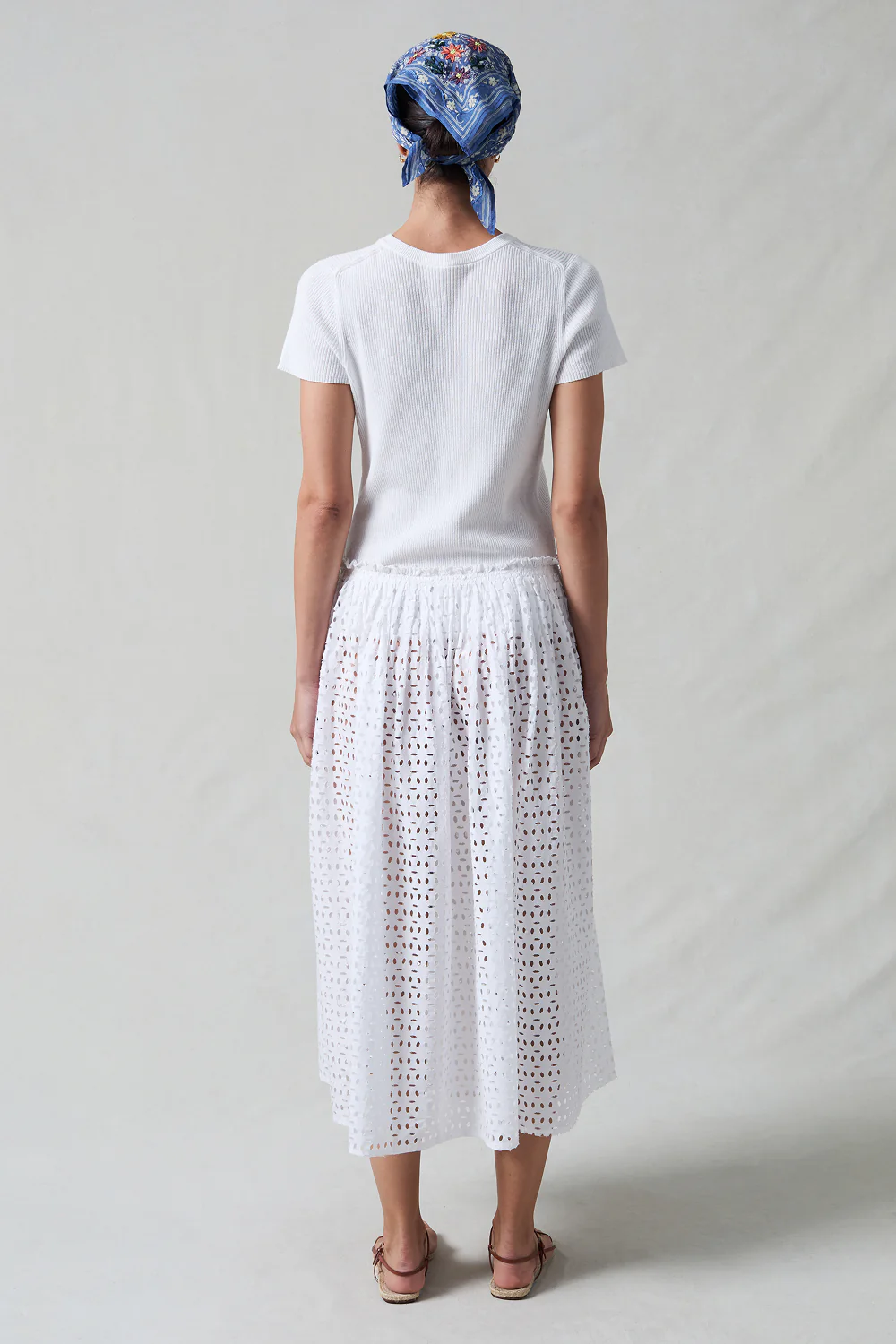 Laser Cut Ballet Skirt White - Image 2