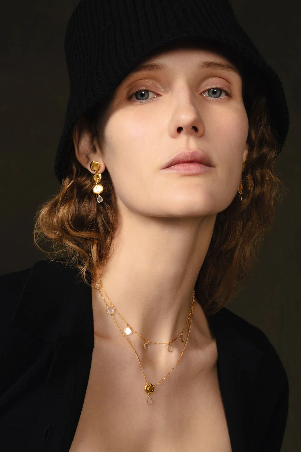 Mirage Coin Earrings Yellow Gold - Image 2