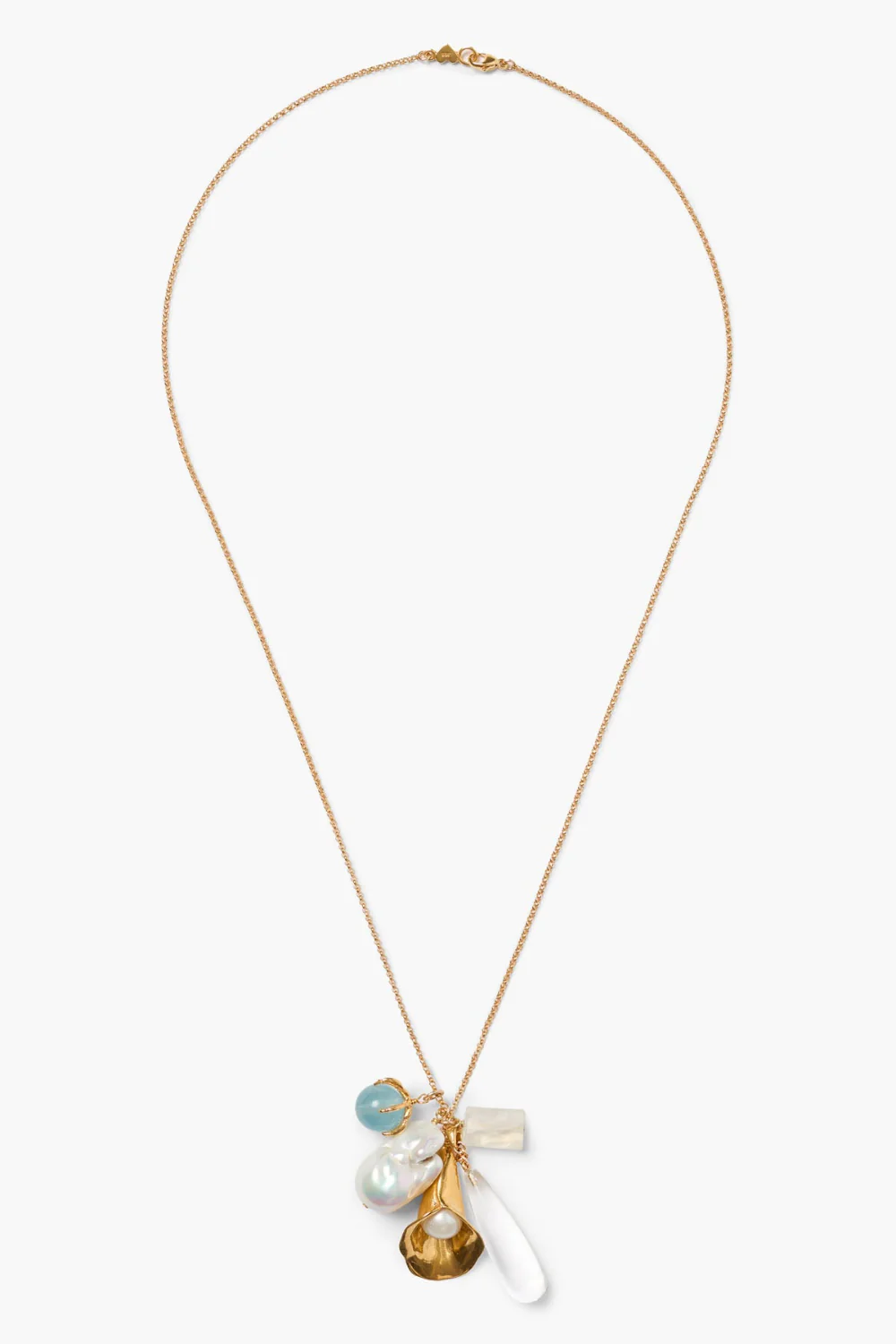 Rowena Charm Necklace Multi - Image 2