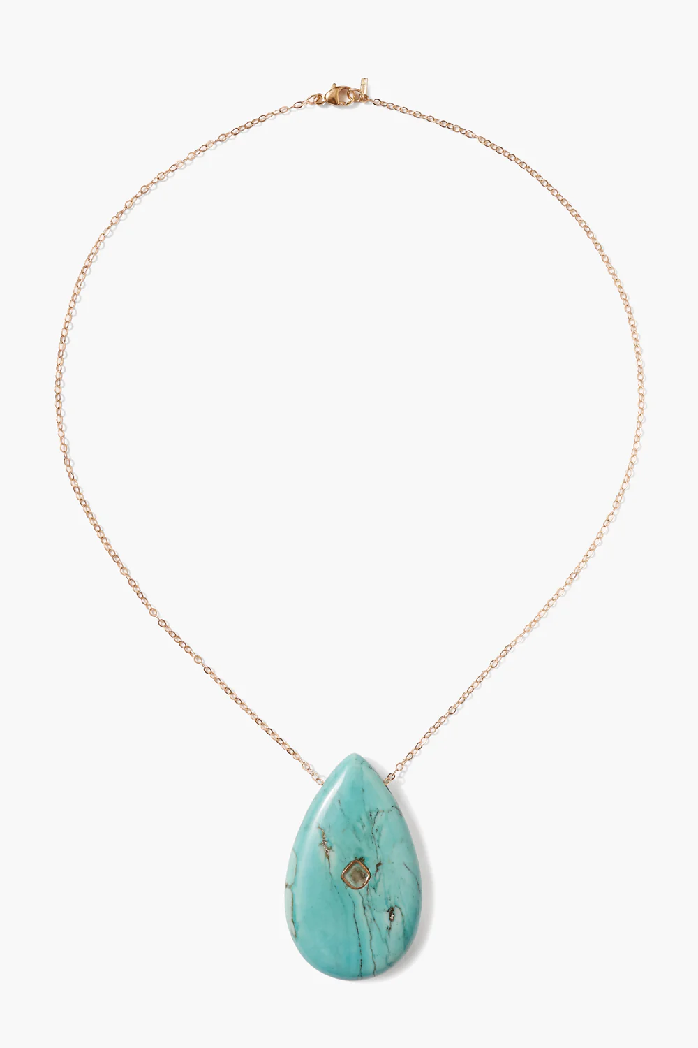 14k Temple Necklace Turquoise - Image 2