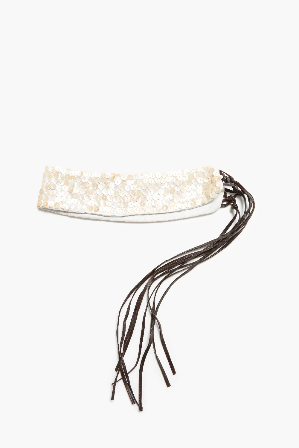 Ultra Wide Waist Belt Shell Button